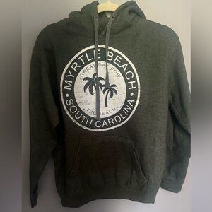 Myrtle Beach Dark Green Hoodie